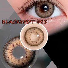 Lentes de Contacto Efecto Real BlackSpot Iris Marron Claro - tienda online