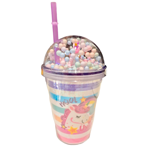 Vaso Kawaii Cute Unicornio Glitter Mod1