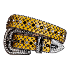 Cinto Cinturon Cowboy Bb Belt Hebilla Strass Trap Mod 1
