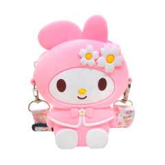 Cartera de Silicona Mymelody Cuerpo Completo Rosa