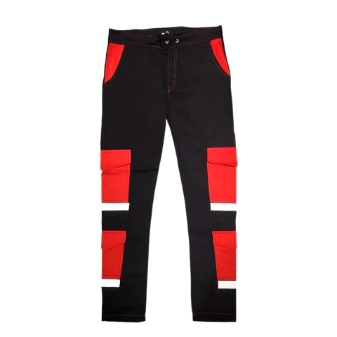 Pantalon CyberPunk Reflex Neon Red