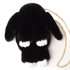 Cartera Conejo Pompom Peluche Kawaii - KITCH TECH