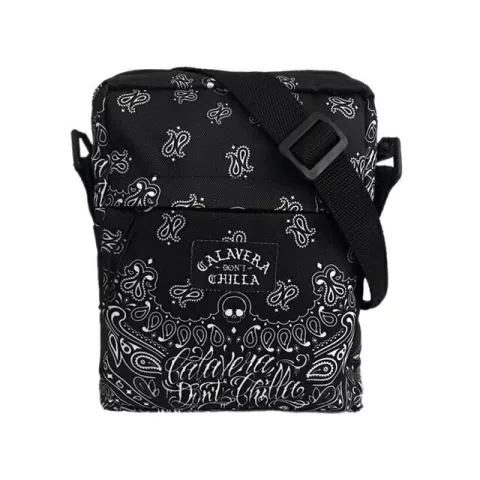 Bolso Shoulder Bag Bandana Negro Calavera