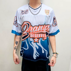 Remera Jersey Flame Branson Celeste - tienda online