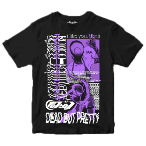 Remera Oversize Demonio Bomba Reze Chainsawman Fukai