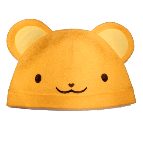 Gorro Paño Oso Amarillo
