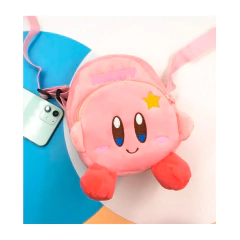 Cartera Peluche Bolso Riñonera Kirby Porta celular