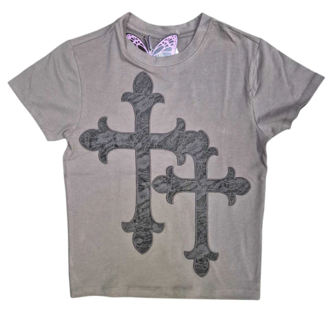 Remera Top Fit Cruces Chrome