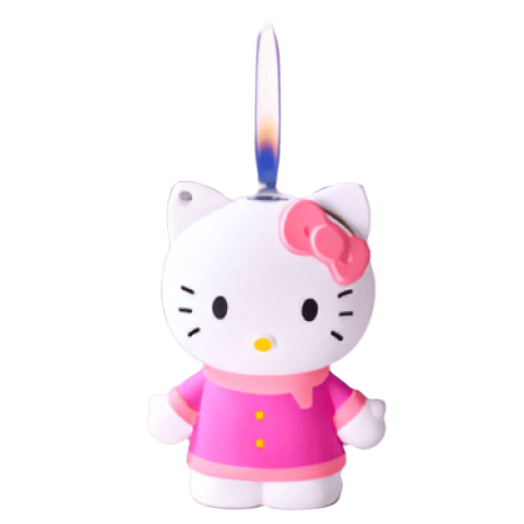Encendedor Llavero Forma Hello Kitty Rosa