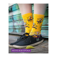 Medias Caña Alta Bob Esponja