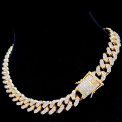 Cadena Cubana Bix Strass Dorada 0010 60 Cms - 24Inch en internet