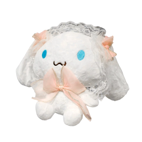 Peluche Cinnamoroll moños Rosa Sanrio
