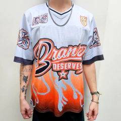Remera Jersey Flame Branson Naranja en internet