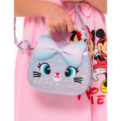 Cartera Holografica Gato Kawaii Bordado - comprar online