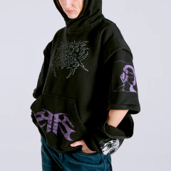 Buzo Hoodie Boxy HyperGenesis Full Estampa en internet