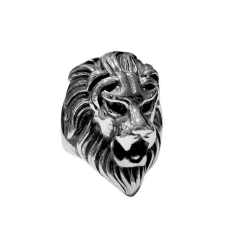 Anillo Acero Leon de Menea Leon - Talle 10