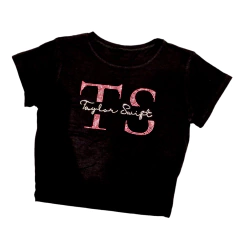 Remera Oversize Taylor Swift Guitarra Negra - Talle Unico - (copia) on internet