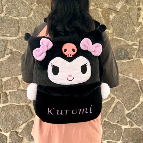 Mochila Kuromi Peluche 43cms Sanrio