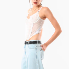 Top Microtul Encaje Bellatrix Blanco en internet