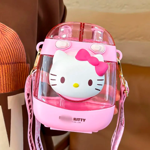 Botella Cantimplora Doble Pico Hello Kitty Sanrio 1L