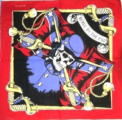 Pañuelo Estilo Soldado Revolucion Anarquia Negra y Roja