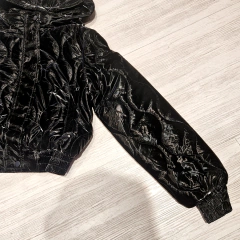 Campera Crop Bomber drip Brillante - KITCH TECH