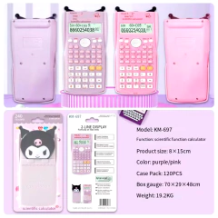 Calculadora Cientifica Sanrio Kuromi Lila - comprar online