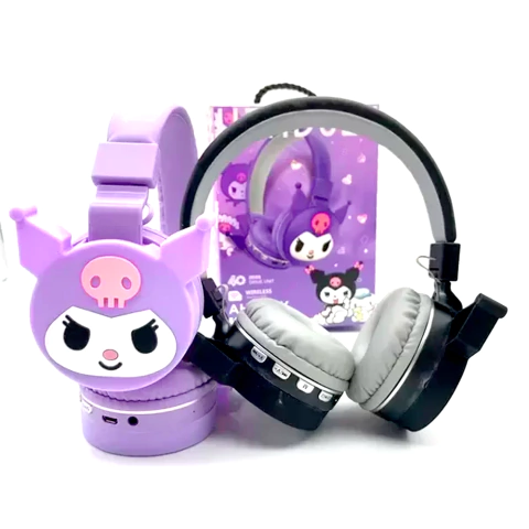 Auriculares Bluetooth Sanrio Kuromi Hi-Fi - Negro