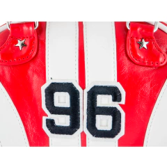 Cartera Bandolera Bolso de mano University 96 - Roja - KITCH TECH