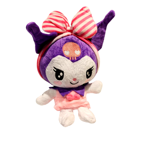 Peluche Kuromi Vincha Rayas