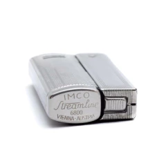 Encendedor Plateado Carusita Imco Streamline 6800 Retro Vintage on internet