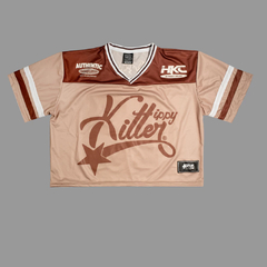 Casaca Americana Boxy Fit Beige - comprar online