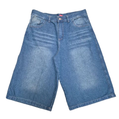 Bermuda Jean 3/4 Azul Localizdo