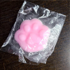 Squishy Antiestrès Mochi Pata Rosa - comprar online