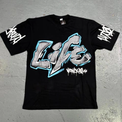 REMERA WIN THE GLORY NEGRO LIFE