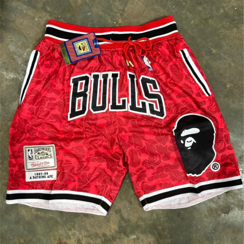 Short Bermuda NBA Chicago Bulls x BAPE 93