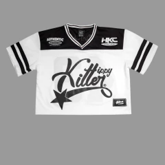 Casaca Americana Boxy Fit Blanca