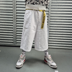 Bermuda Short Baggy Jorts Capri Blanca en internet