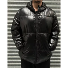 Campera Puffer Negro Mate MOD 2