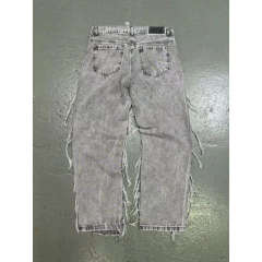 Jean Baggy Ripped Desflecado Gris 1 - comprar online
