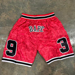 Short Bermuda NBA Chicago Bulls x BAPE 93 - comprar online