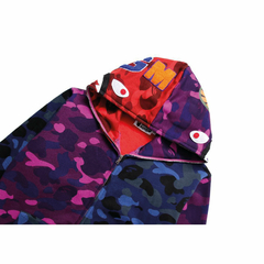 Campera Hoodie BAPE Full Zip Shark Camo Patchwork (AAA) - 220USD en internet