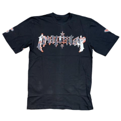 Remera Trapstar 2.0 Negro/Naranja