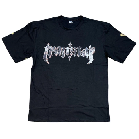 Remera Trapstar 2.0 Negro/Gris + Glitter