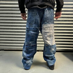 Pantalon Jean Intervenido Retazos Bones Hype Talle Unico - comprar online