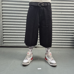 Bermuda Short Baggy Jorts Capri Negro en internet