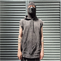 Imagen de Remera Sudadera Con Capucha Washed Gris