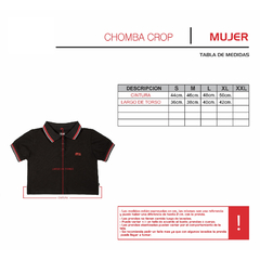 Chomba crop Navy Blue/Rojo - buy online