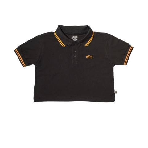 Chomba Crop Lisa Negro/Amarillo