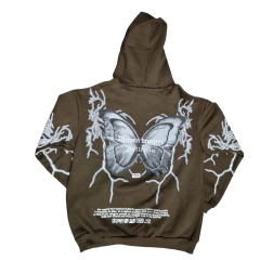 Buzo Hoodie Mariposa Storm Lightning - Marron - comprar online